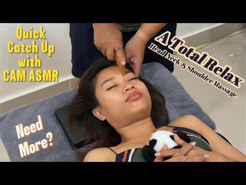 You’ll Feel Calm After This  Massage 😴 | ASMR No Talking | Quick Catch Up