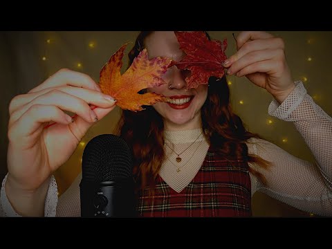 ASMR | FALL asleep to fall leaves 😅🍂 (whispers, lots o’ intense crinkles, crackles, over-explaining)