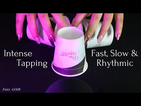 ASMR Intense Tapping | Fast | Slow & Rhythmic (NO TALKING)