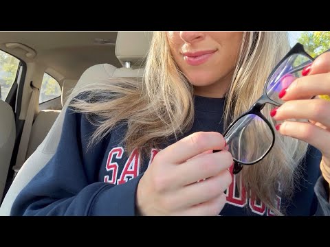 Lofi ASMR in my Car | Tapping on Random Objects and Tingly Whispers