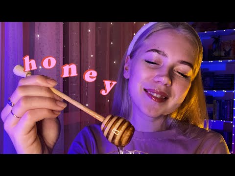 ASMR honey 🍯 #asmr #asmrminuha