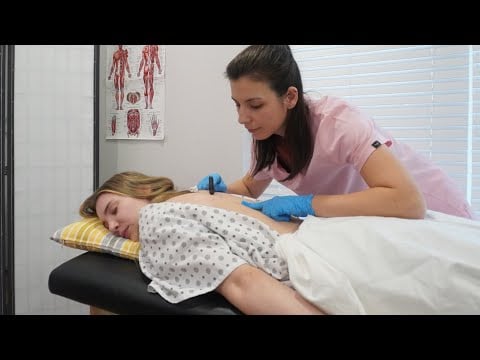 ASMR Real Person Back Exam | Skin Check, Back Measuring, Chiropractic Adjustments & Real Cracks