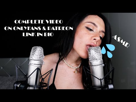 ASMR LICKING / EATING MIC 💦🎙