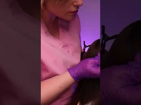 A Real Person ASMR Scalp Check & Scalp Treatment #asmr #bebravebeyouasmr #asmrrealperson #shorts