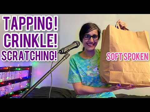 ASMR Haul Soft Spoken ! - Tapping!, Crinkle! and Scratching! (Show and Tell) Whispers!