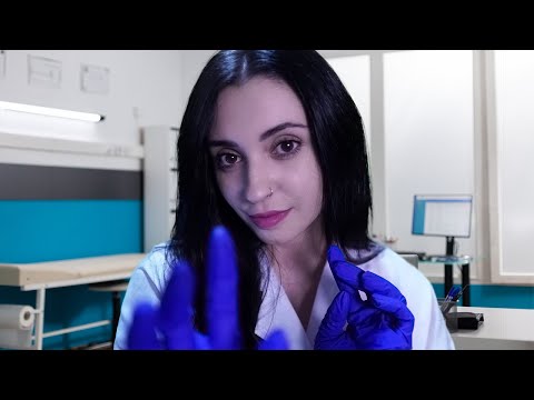 ASMR 1 hora de examen NERVIOS CRANEALES | ASMR médico roleplay