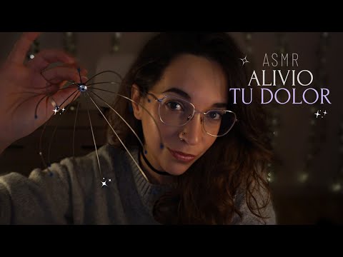 ASMR Masaje craneal para ALIVIAR el dolor de cabeza | ASMR Español