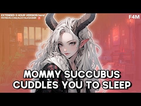 Mommy Succubus Cuddles You After a Bad Day | Backrubs | Comfort Sleep Aid | Hairplay | ASMR RP
