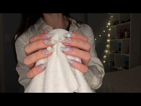 Gentle Towel Scratches and Semi-Unintelligible Whispers [ASMR] for Relaxation, Sleep, Focus