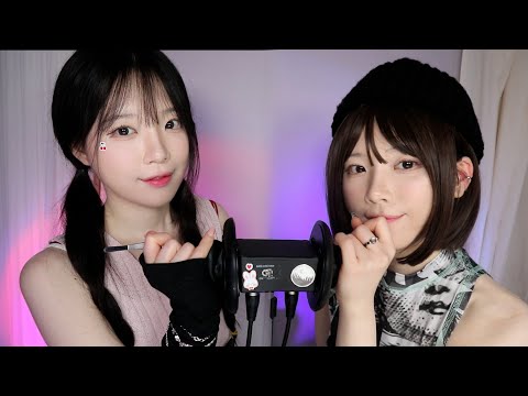 ASMR(Sub✔)새 마이크로 쌍둥이 귀 청소 (당신의 취향은?) New Mic Twin Ear Cleaning (Choose one of the twins)