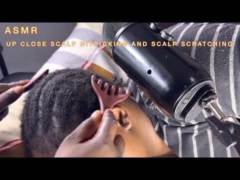 ASMR🪐UPLOSE SCALP SCRATCHING WITH DIFFERENT  TOOLS TO COMBAT INSOMNIA AND RELAX YOU
