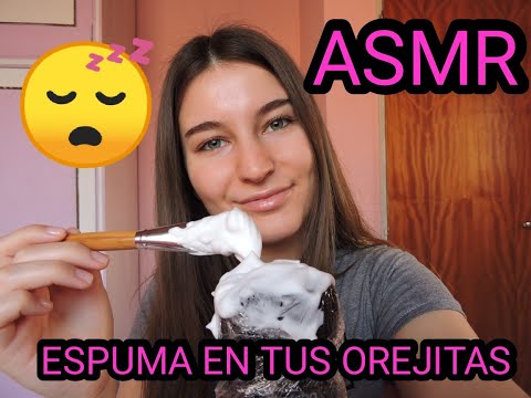 ASMR/CREMA DE AFEITAR EN TUS OIDOS PARA DORMIR/SHAVING CREAM