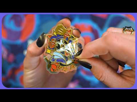2.5 Minute ASMR | Peeling and Unboxing League of Legends Merch