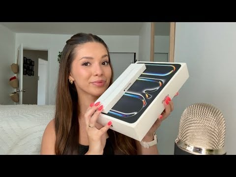 ASMR iPad Pro & Apple Pencil Unboxing ✨ *whispered*