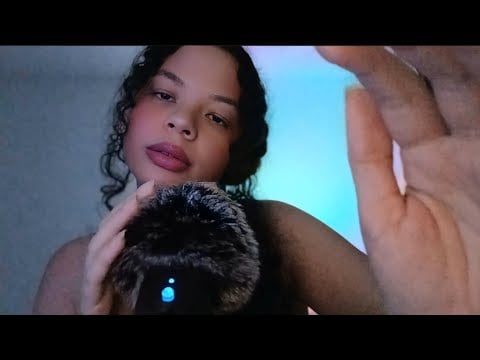 ASMR 🌼 sussurros para desligar a mente (afirmações positivas, cafune e ambiente escuro)