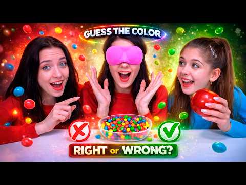 ASMR Guess The Color Compilation Food Challenge