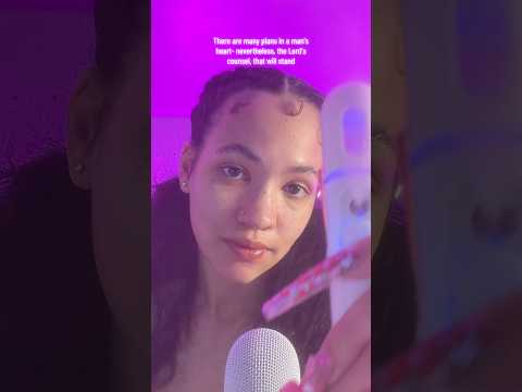 Proverbs and face mist🥰 #asmr #asmrsounds #reels