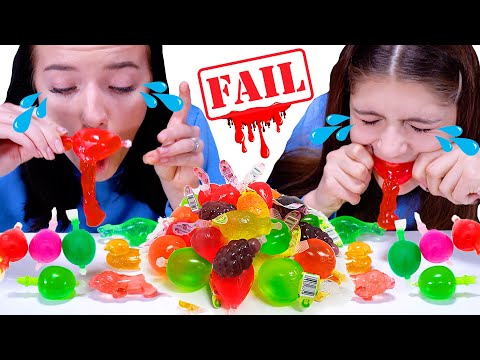 ASMR Tiktok Jelly Fruit Challenge with Most Popular Sour Candy by LiLiBu