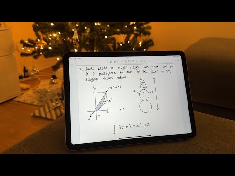 ASMR Solving Christmas Maths Problems!