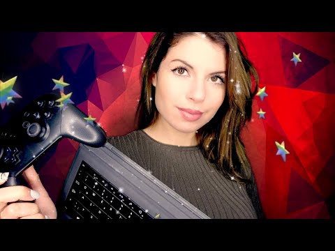 [ASMR SARAH] ELECTRONIC-STORE ROLEPLAY| CONTROLLER UND TASTATUR SOUNDS| DEUTSCH