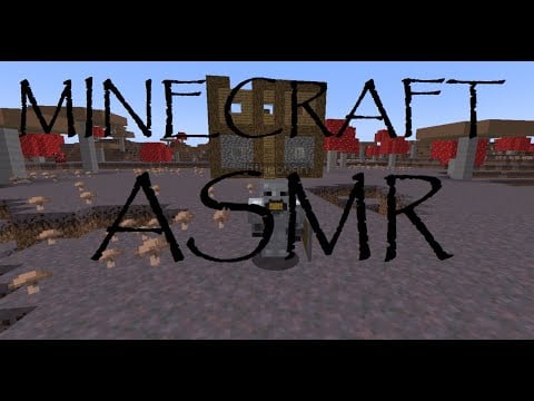 Minecraft ASMR Building a House (ear-to-ear, trigger words, whisper ramble)