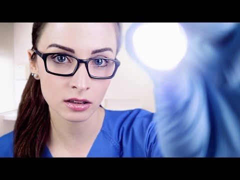 ASMR Deutsch Flüstern: Cranial Nerve Exam Roleplay 👩‍⚕️ Arzt Roleplay (German ASMR)