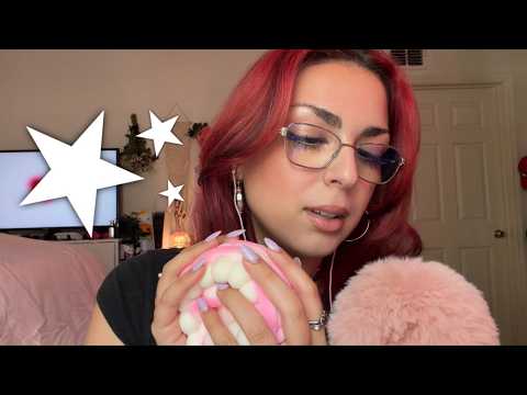 ASMR ☆ STICKY TAPPING + MOUTH SOUNDS (ultra tingly)