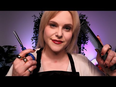 A Relaxing ASMR Haircut & Colour Consultation