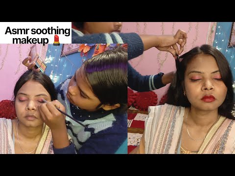 Soft Glam by Sonam ✨ | Relaxing Makeup & Hairstyle ASMR 💄💆‍♀️