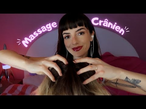 #ASMR | MASSAGE CRANIEN de 2 TYPES 💆🏼‍♀️ (avec perruque et bonnette)
