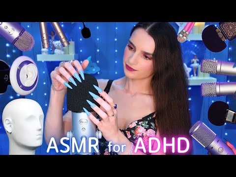 ASMR for ADHD 💙Changing Triggers Every 60 Seconds😴 Scratching , Tapping , Massage & More| No Talking