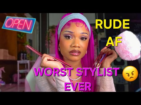 ASMR ~ Chaotic Rude & Over-the-Top Hairstylist Ruins Your Appointment