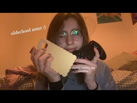 Simple Old-School ASMR || Lots of Tapping, Clicking, Talking Softly, Lo-fi Triggers