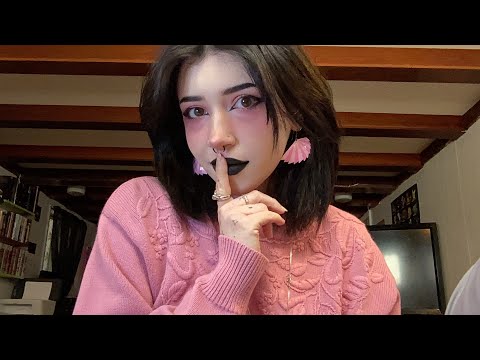 Shushing You So I Can Ramble ASMR | Mouth Sounds, Hand Movements, Covering Your Mouth, Whispering