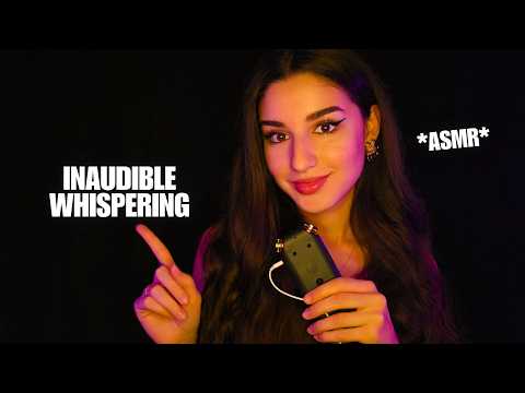 asmr ~ up close inaudible whispering for deep sleep