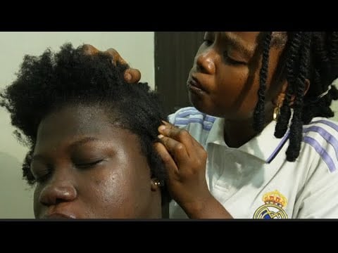 ASMR Relaxing Scalp Scratching, Head Massage & Gum Chewing For Sleep 😴