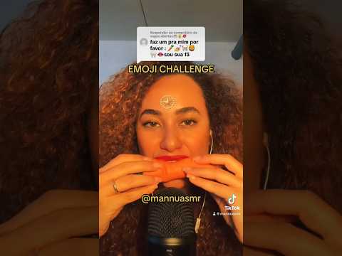 ASMR EMOJI CHALLENGE #emojichallenge #emoji #asmremojichallenge