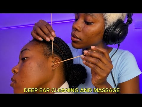 🌙 ASMR Ear Eating, Ear Cleaning, Spit Painting, Ear & Head Massage for Sleep & Relaxation 🌙