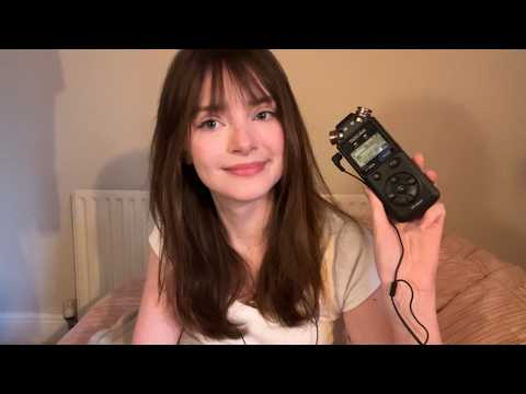 ASMR • Whispered Mic Test! Tascam ♡