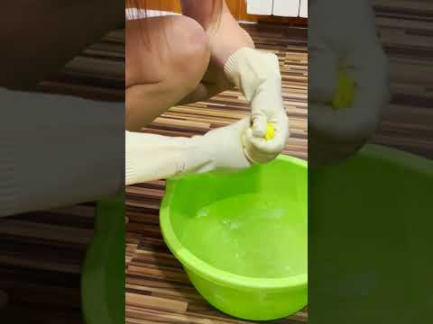 This Kitchen Floor Needed a Deep Clean 😮✨ | Cleaning ASMR #Shorts