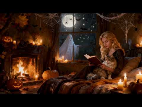 Cozy Autumn Reading by the Fireplace – 1 Hour of Crackling Fire Ambience for Study, Relax & Sleep