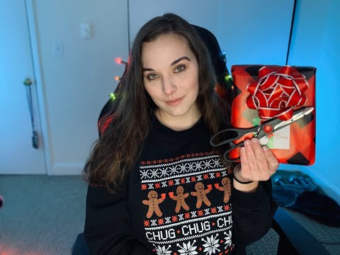 ASMR Gift Wrapping Christmas Presents