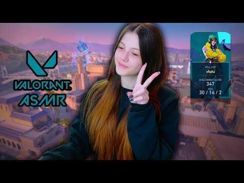 ASMR | VALORANT gaming with rambles (#15) ❄️💙