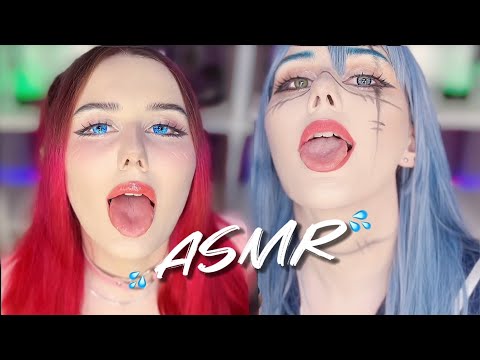 ASMR Lens / Screen Licking 💦 Double Trouble