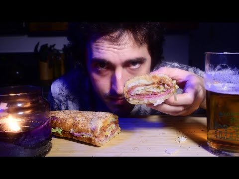 ASMR Subway! Spicy Italian Foot Long ( Romantic Sounds ) 字幕 자막 उपशीर्षक  | Nomnomsammieboy