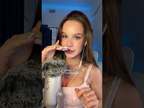 Fall asleep in 2 min 😴 #asmr #asmrvideo #asmrsounds #sleep #tingles