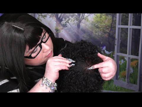 ASMR Taking Care Of Your Hair (Scalp Check, Scalp Massage, Combing, Styling) Hairdresser RP