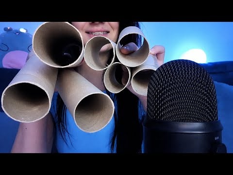 ASMR | Cardboard Tube Cutting Sounds ✂️ Fall Asleep Fast 😴