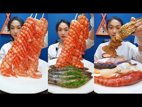 🦐🍽 Steamy Seafood Mukbang Session  김이 모락모락 해산물 먹방  湯気立つシーフードモッパン  热气腾腾海鲜吃播