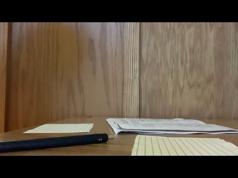 ASMR Making Flashcards | Writing Sounds
